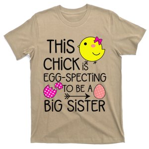 Easter Eggspecting To Be A Big Sister Announcement T-Shirt