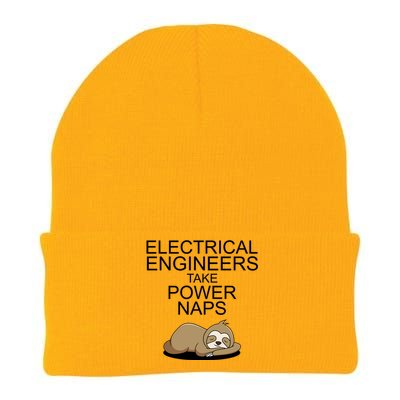 Electrical Engineers Take Power Naps Funny Sloth Knit Cap Winter Beanie