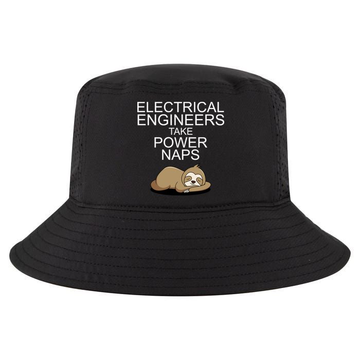 Electrical Engineers Take Power Naps Funny Sloth Cool Comfort Performance Bucket Hat