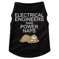Electrical Engineers Take Power Naps Funny Sloth Doggie Tank