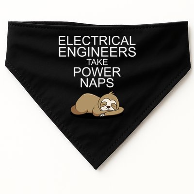 Electrical Engineers Take Power Naps Funny Sloth USA-Made Doggie Bandana