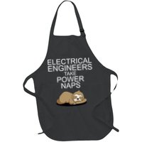 Electrical Engineers Take Power Naps Funny Sloth Apron