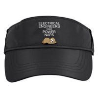 Electrical Engineers Take Power Naps Funny Sloth Adult Drive Performance Visor