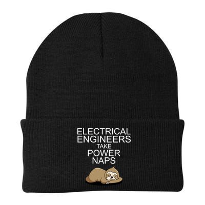 Electrical Engineers Take Power Naps Funny Sloth Knit Cap Winter Beanie