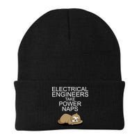 Electrical Engineers Take Power Naps Funny Sloth Knit Cap Winter Beanie