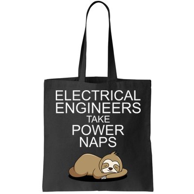 Electrical Engineers Take Power Naps Funny Sloth Bag