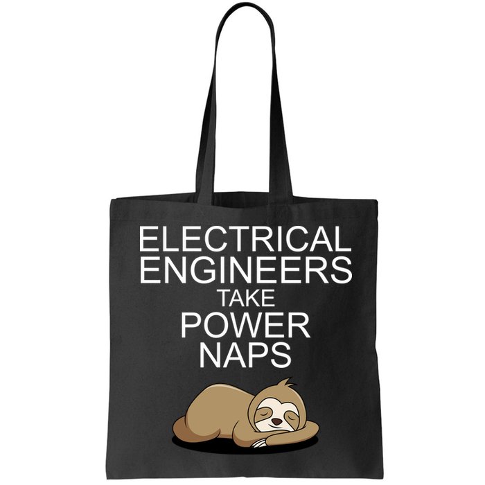 Electrical Engineers Take Power Naps Funny Sloth Bag