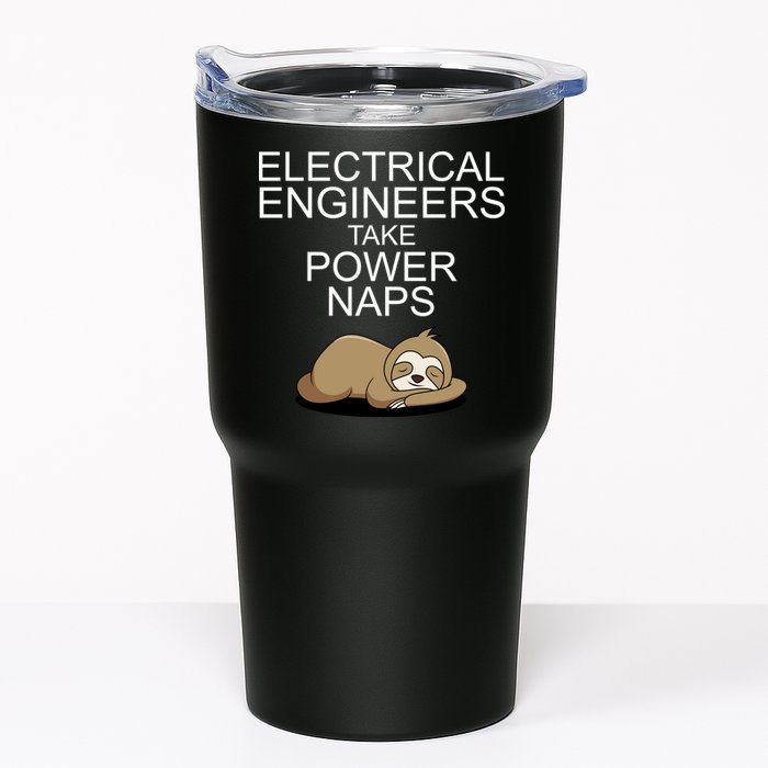 Electrical Engineers Take Power Naps Funny Sloth Tumbler