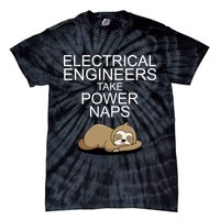 Electrical Engineers Take Power Naps Funny Sloth Tie-Dye T-Shirt