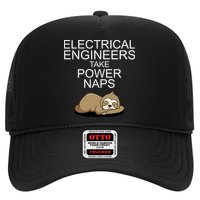 Electrical Engineers Take Power Naps Funny Sloth Trucker Hat
