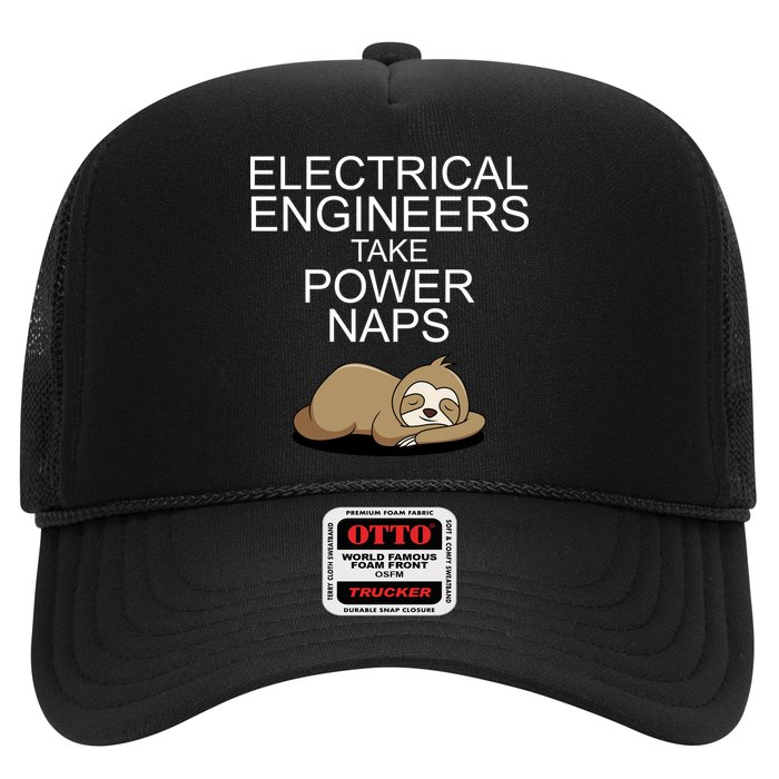 Electrical Engineers Take Power Naps Funny Sloth Trucker Hat