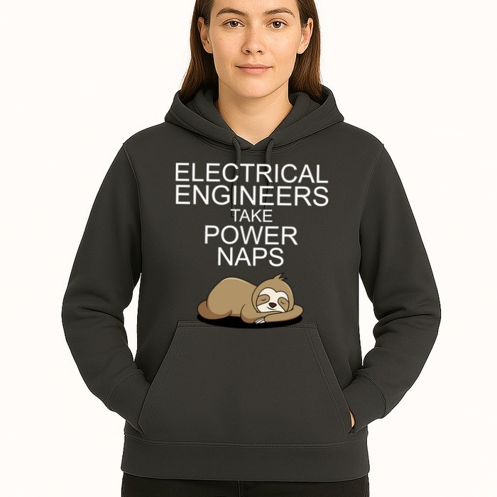 Electrical Engineers Take Power Naps Funny Sloth Hoodie
