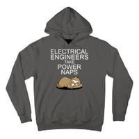 Electrical Engineers Take Power Naps Funny Sloth Tall Hoodie
