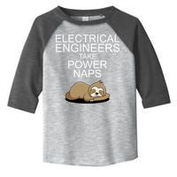 Electrical Engineers Take Power Naps Funny Sloth Toddler Fine Jersey T-Shirt