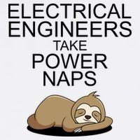 Electrical Engineers Take Power Naps Funny Sloth Garment-Dyed Sweatshirt