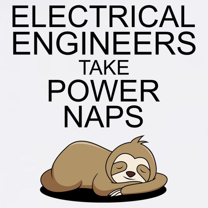 Electrical Engineers Take Power Naps Funny Sloth Garment-Dyed Sweatshirt
