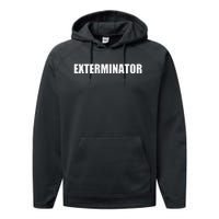 Exterminator Employees Uniform Work Performance Fleece Hoodie