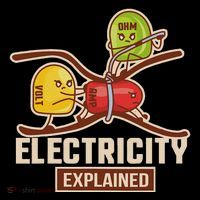 Electricians Electronics Voltage Current Resistance T-Shirt