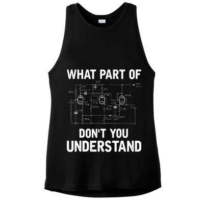 Electrical Engineer What Part Of Dont You Understand Gift Ladies PosiCharge Tri-Blend Wicking Tank