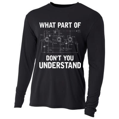 Electrical Engineer What Part Of Dont You Understand Gift Cooling Performance Long Sleeve Crew