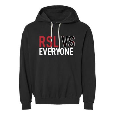 Emeka Eneli Wearing Rsl Vs Everyone Garment-Dyed Fleece Hoodie