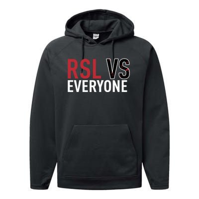 Emeka Eneli Wearing Rsl Vs Everyone Performance Fleece Hoodie