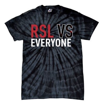 Emeka Eneli Wearing Rsl Vs Everyone Tie-Dye T-Shirt