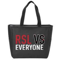 Emeka Eneli Wearing Rsl Vs Everyone Zip Tote Bag