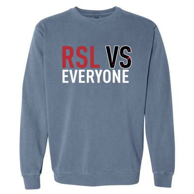 Emeka Eneli Wearing Rsl Vs Everyone Garment-Dyed Sweatshirt