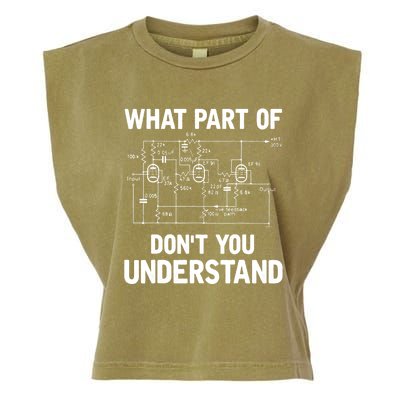 Electrical Engineer What Part Of Don't You Understand Gift TShirt Garment-Dyed Women's Muscle Tee