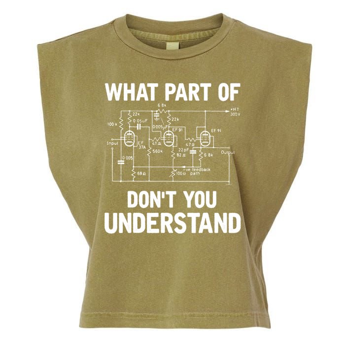 Electrical Engineer What Part Of Don't You Understand Gift TShirt Garment-Dyed Women's Muscle Tee