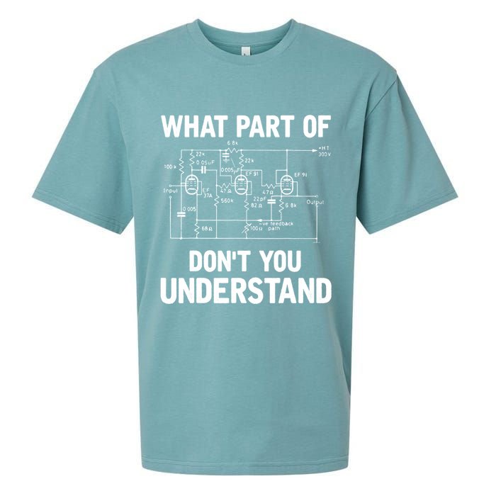 Electrical Engineer What Part Of Don't You Understand Gift TShirt Sueded Cloud Jersey T-Shirt