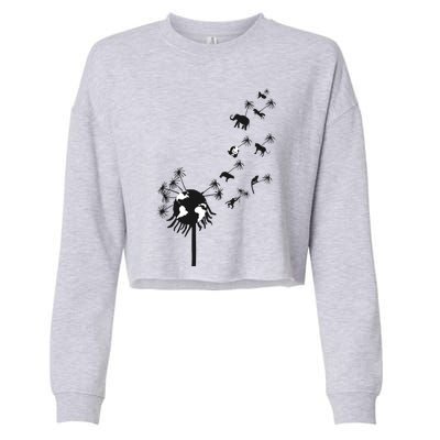 Extinction Cropped Pullover Crew