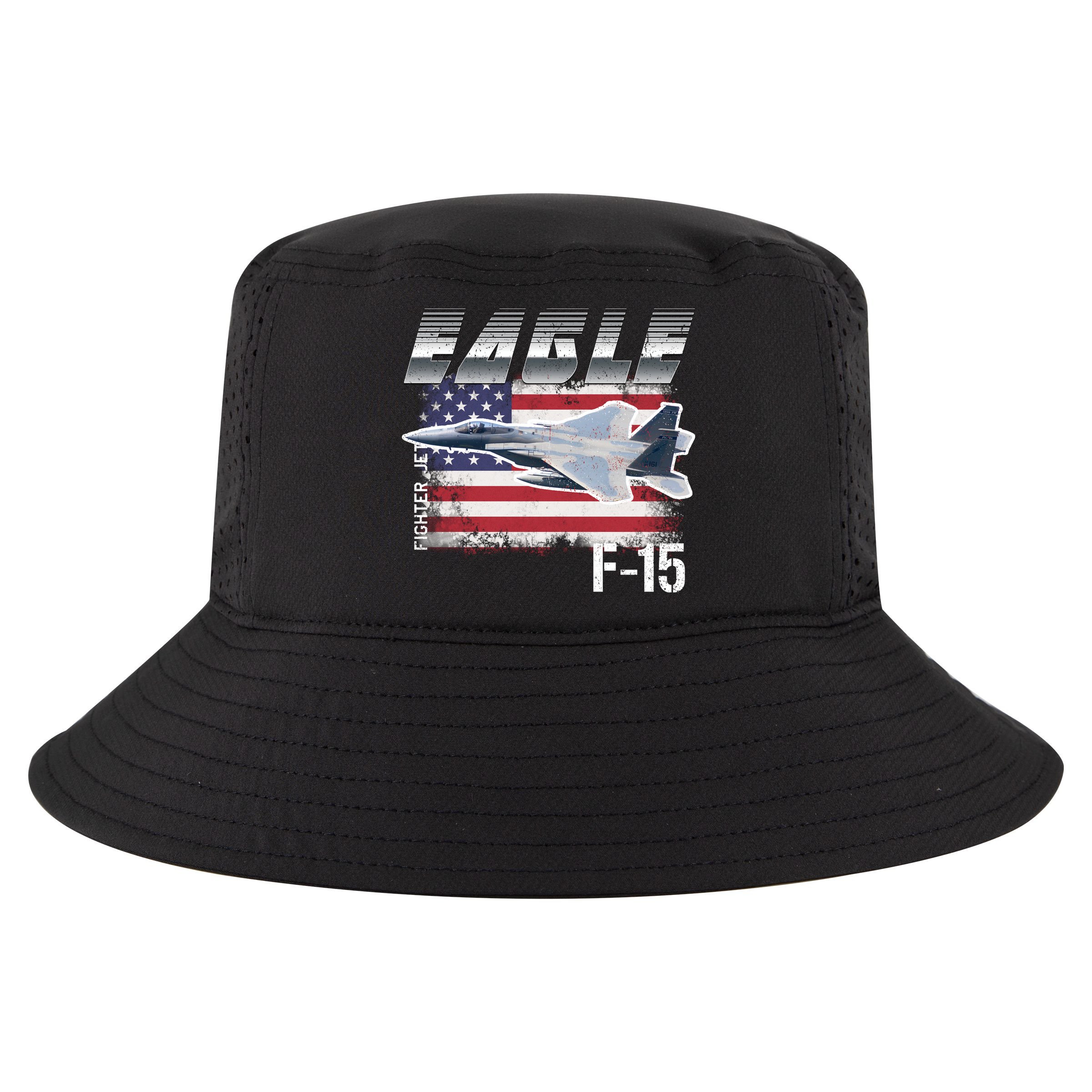 Eagle F 15 Aircraft Cool Comfort Performance Bucket Hat