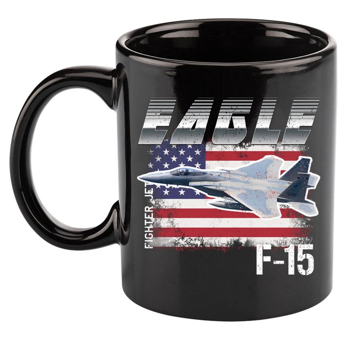 Eagle F 15 Aircraft 11oz C Handle Ceramic Mug