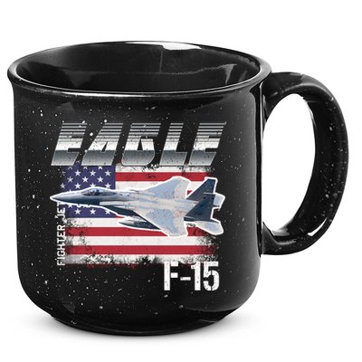 Eagle F 15 Aircraft 15oz Campfire Ceramic Mug