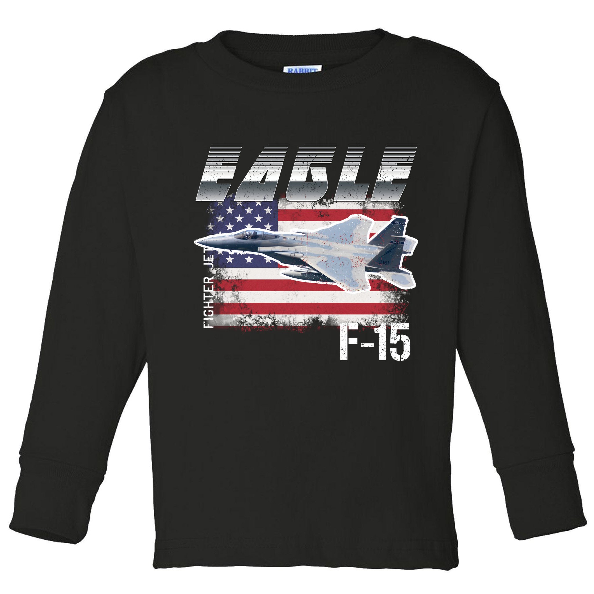Eagle F 15 Aircraft Toddler Long Sleeve Shirt