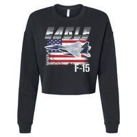 Eagle F 15 Aircraft Cropped Pullover Crew
