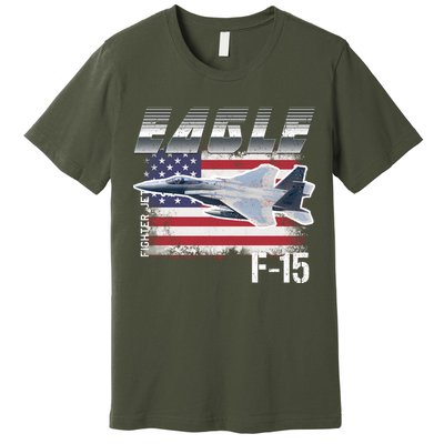 Eagle F 15 Aircraft Premium T-Shirt