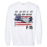 Eagle F 15 Aircraft Garment-Dyed Sweatshirt