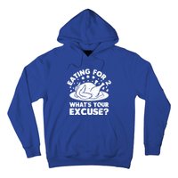 Eating For 2 What's Your Excuse Pregnancy Reveal Turkey Gift Hoodie