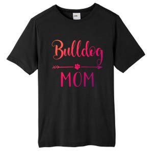 English French American Bulldog Mom Gift Tall Fusion ChromaSoft Performance T-Shirt