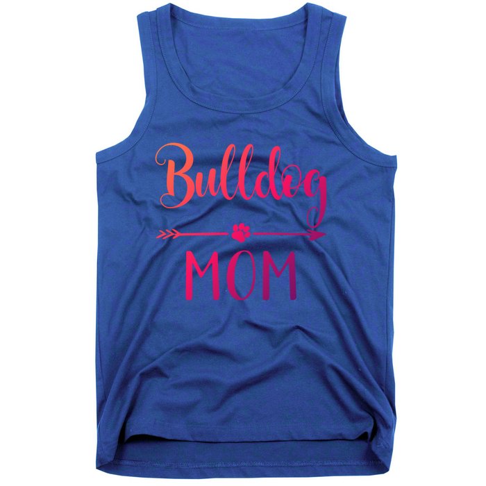 English French American Bulldog Mom Gift Tank Top