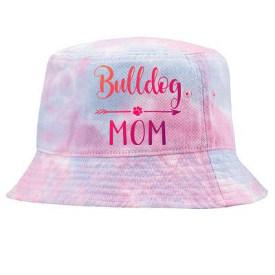 English French American Bulldog Mom Gift Tie-Dyed Bucket Hat