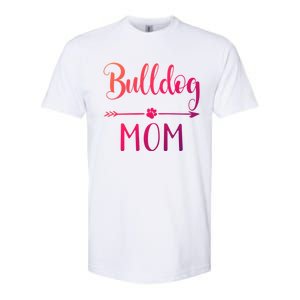 English French American Bulldog Mom Gift Softstyle CVC T-Shirt