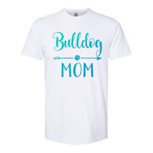 English French American Bulldog Mom Gift Softstyle CVC T-Shirt