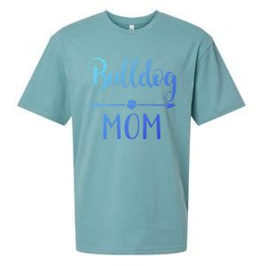 English French American Bulldog Mom Gift Sueded Cloud Jersey T-Shirt