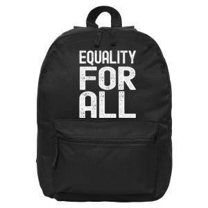 Equality For All Black History Month  Pride 16 in Basic Backpack