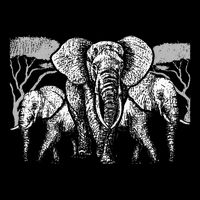 Elephant Family Africa Safari Zoo Keeper Gift Elephant Cooling Performance Crew T-Shirt