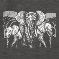Elephant Family Africa Safari Zoo Keeper Gift Elephant Vector Backpack